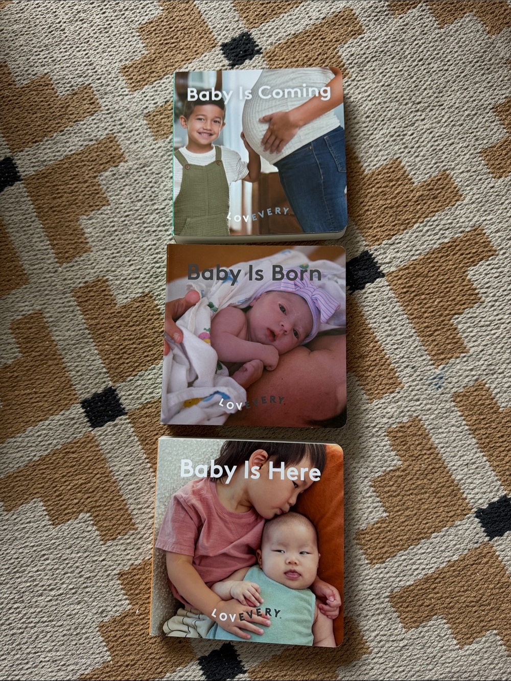Lovevery Sibling Books (Baby is coming, Baby is born, Baby is here)